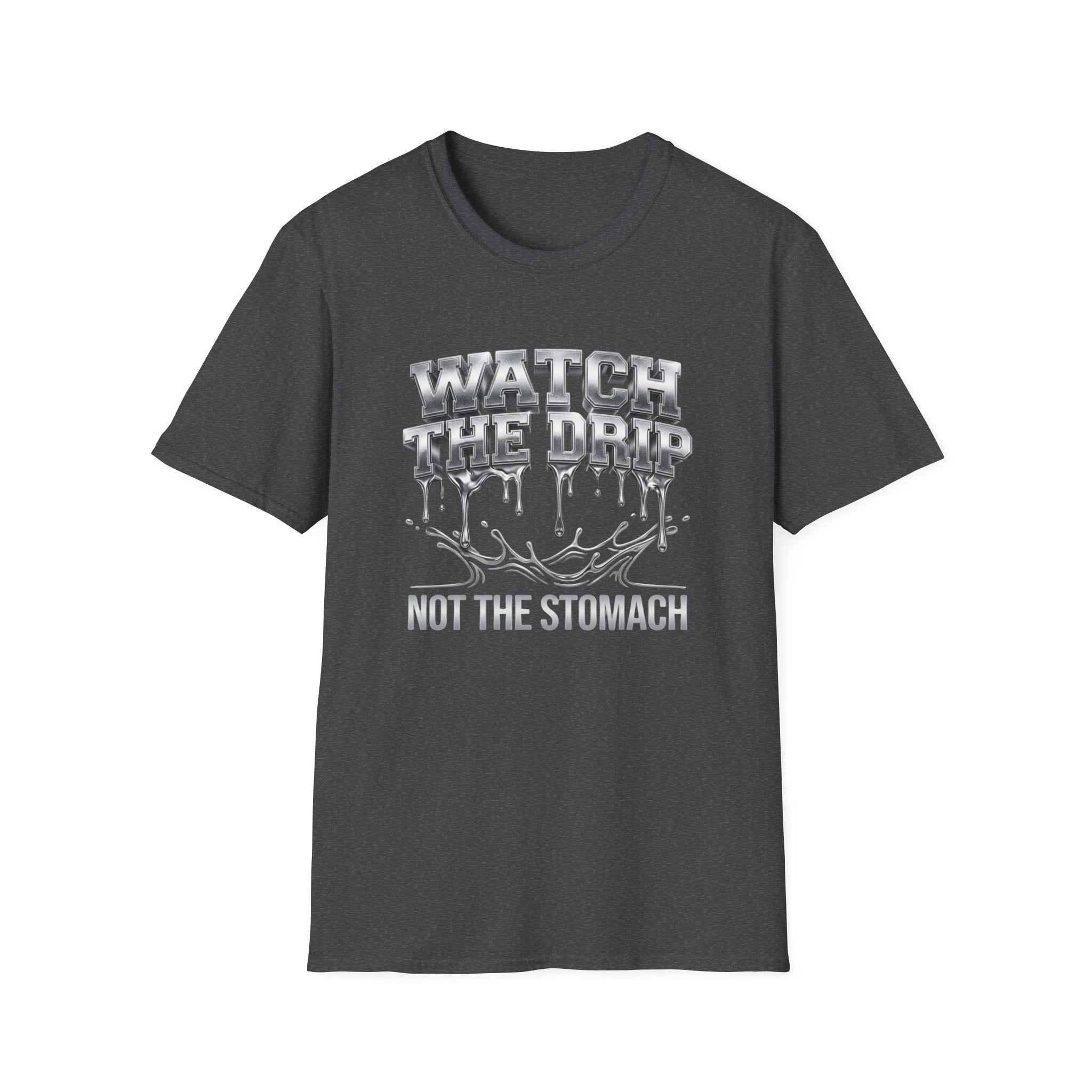 Watch The Drip T‑Shirt — Silver Drip Graphic Tee