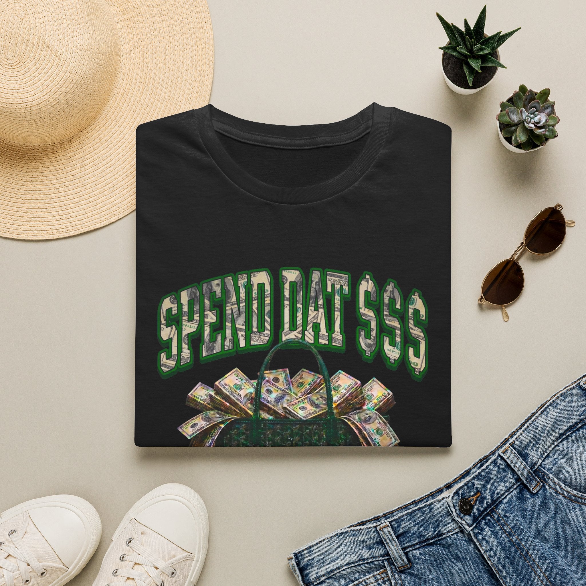 Spend Dat  T-Shirt — Funny Money Bag Graphic Tee