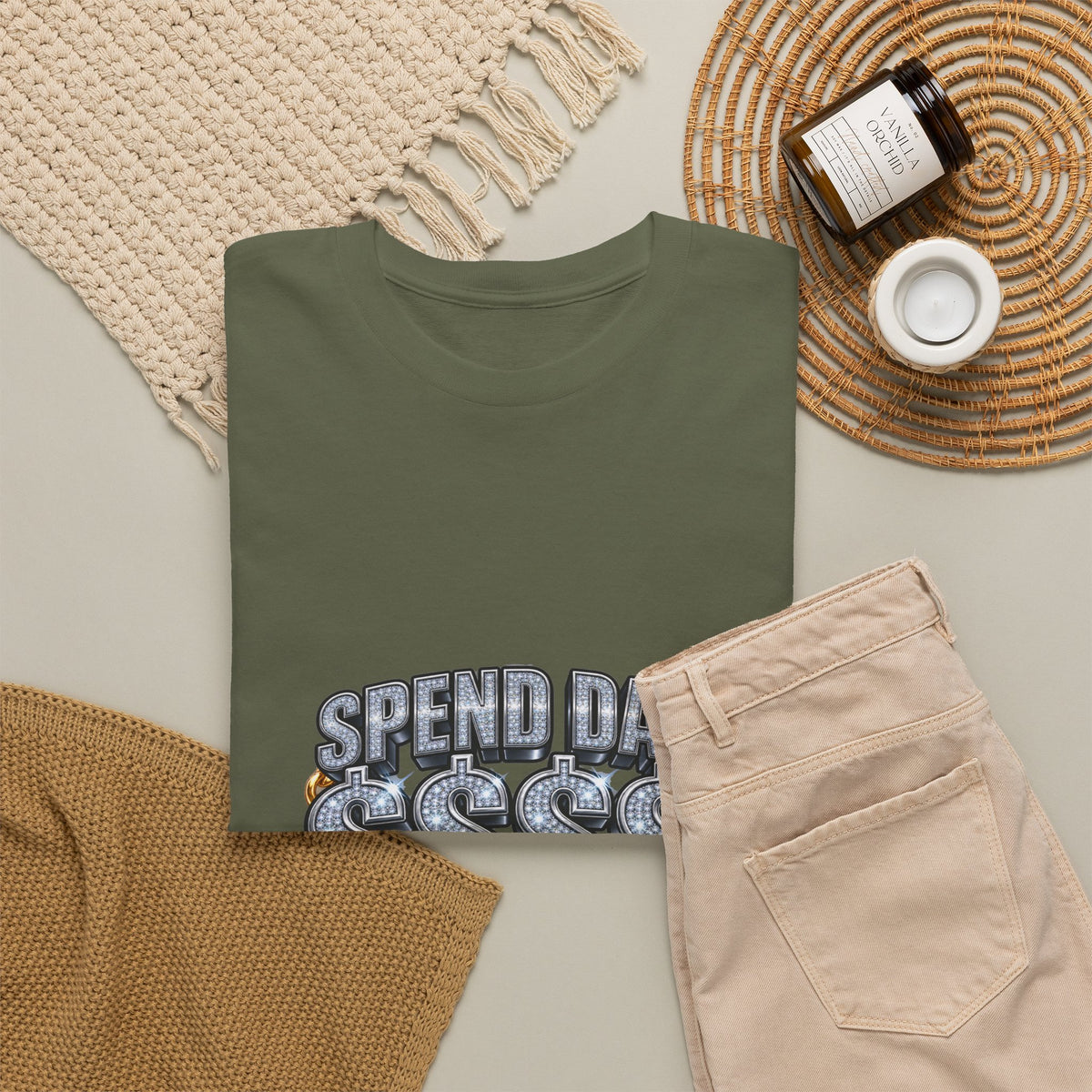 Spend Dat  Money Graphic Tee — Streetwear Cash & Hustle T-Shirt