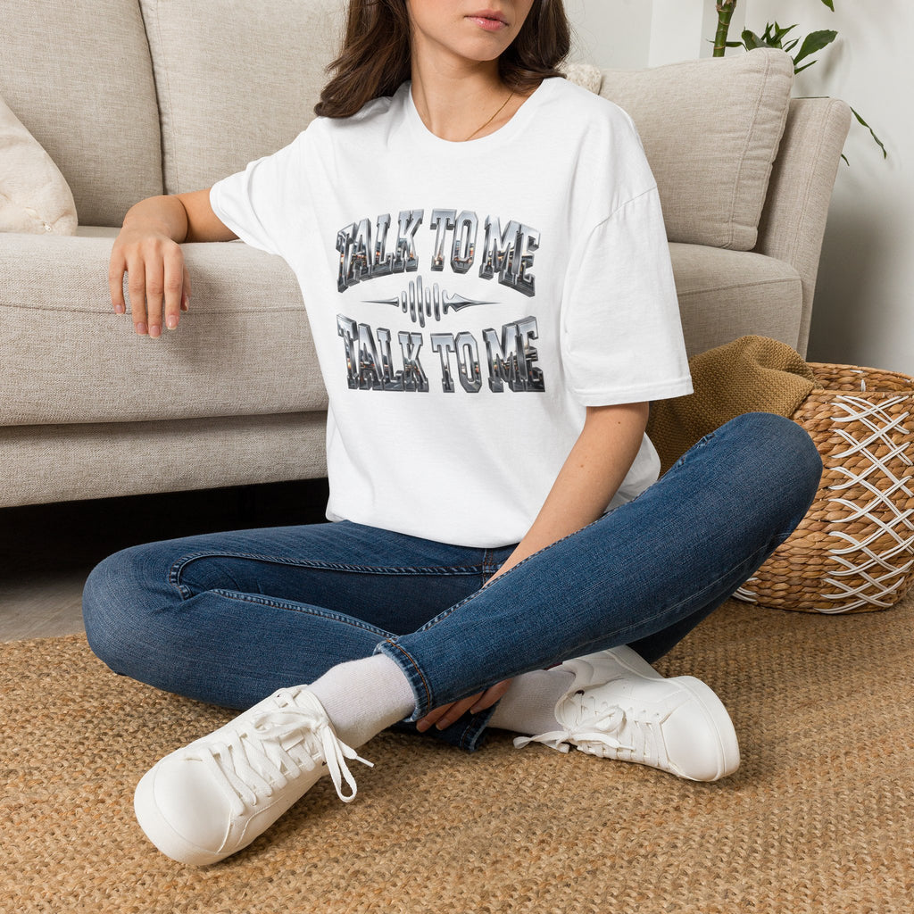 Talk To Me T-Shirt — Retro Soundwave Graphic Tee