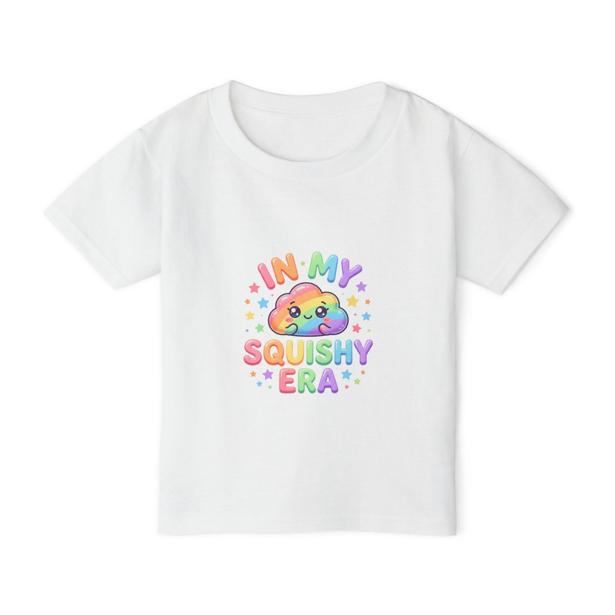 Toddler T-Shirt — "In My Squishy Era" Cute Rainbow Kawaii Tee for Kids