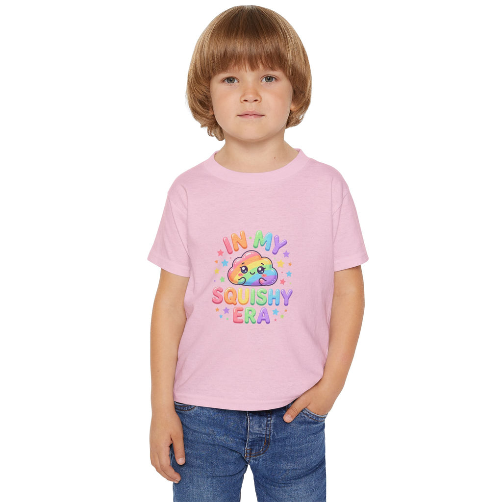 Toddler T-Shirt — "In My Squishy Era" Cute Rainbow Kawaii Tee for Kids