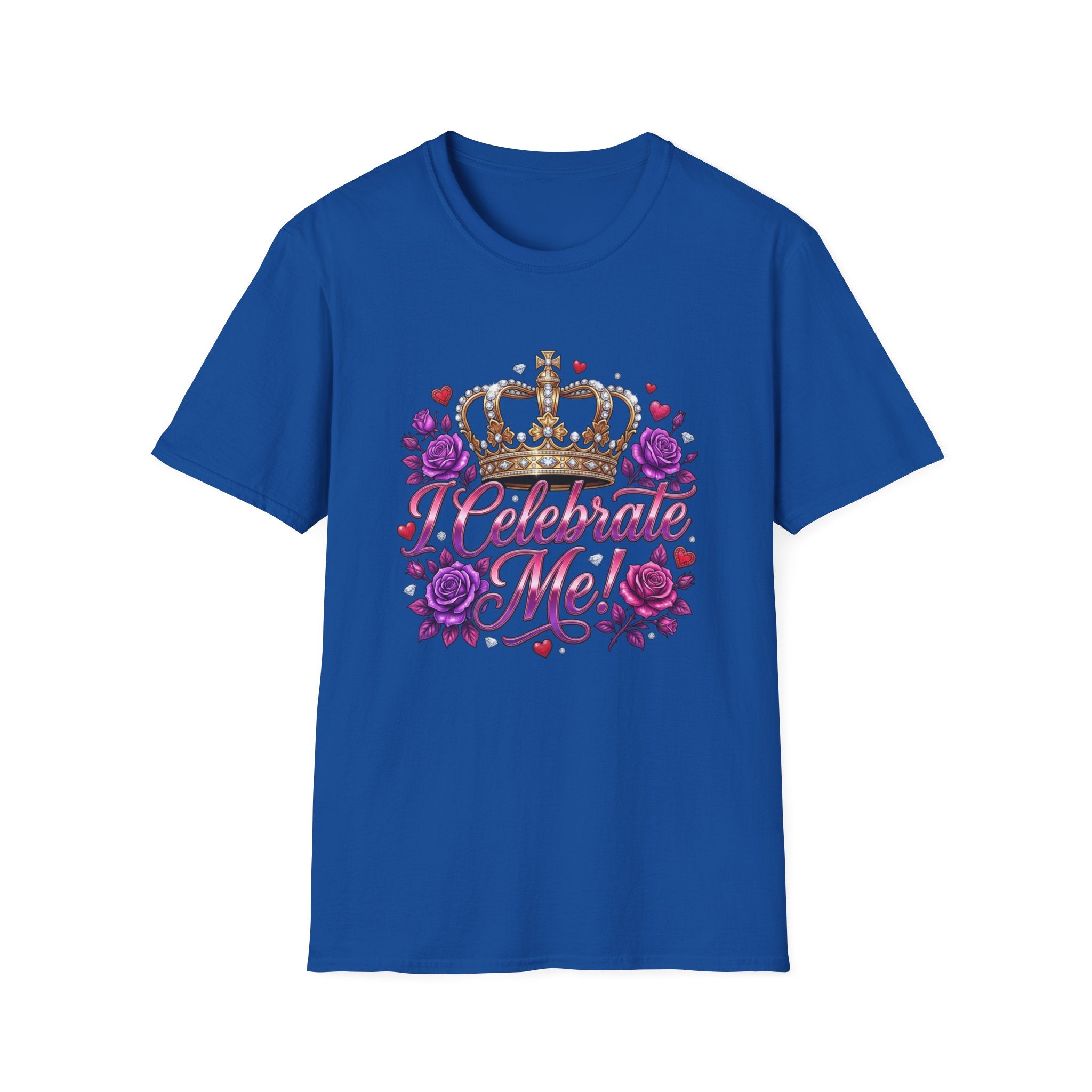 Celebrate Me T-Shirt — Crown & Roses Birthday Shirt