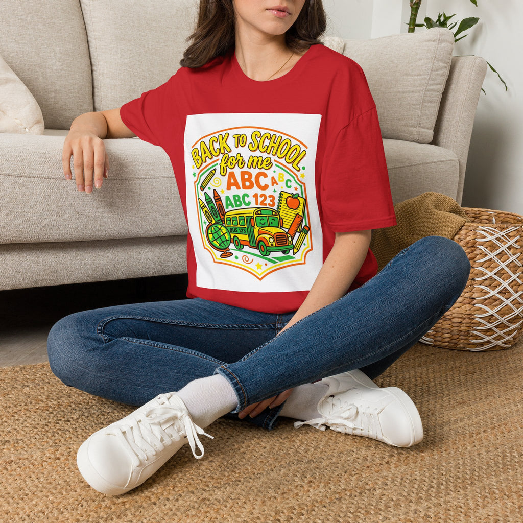 Back to School for Me T-Shirt — ABC 123 Kids’ Teacher Gift