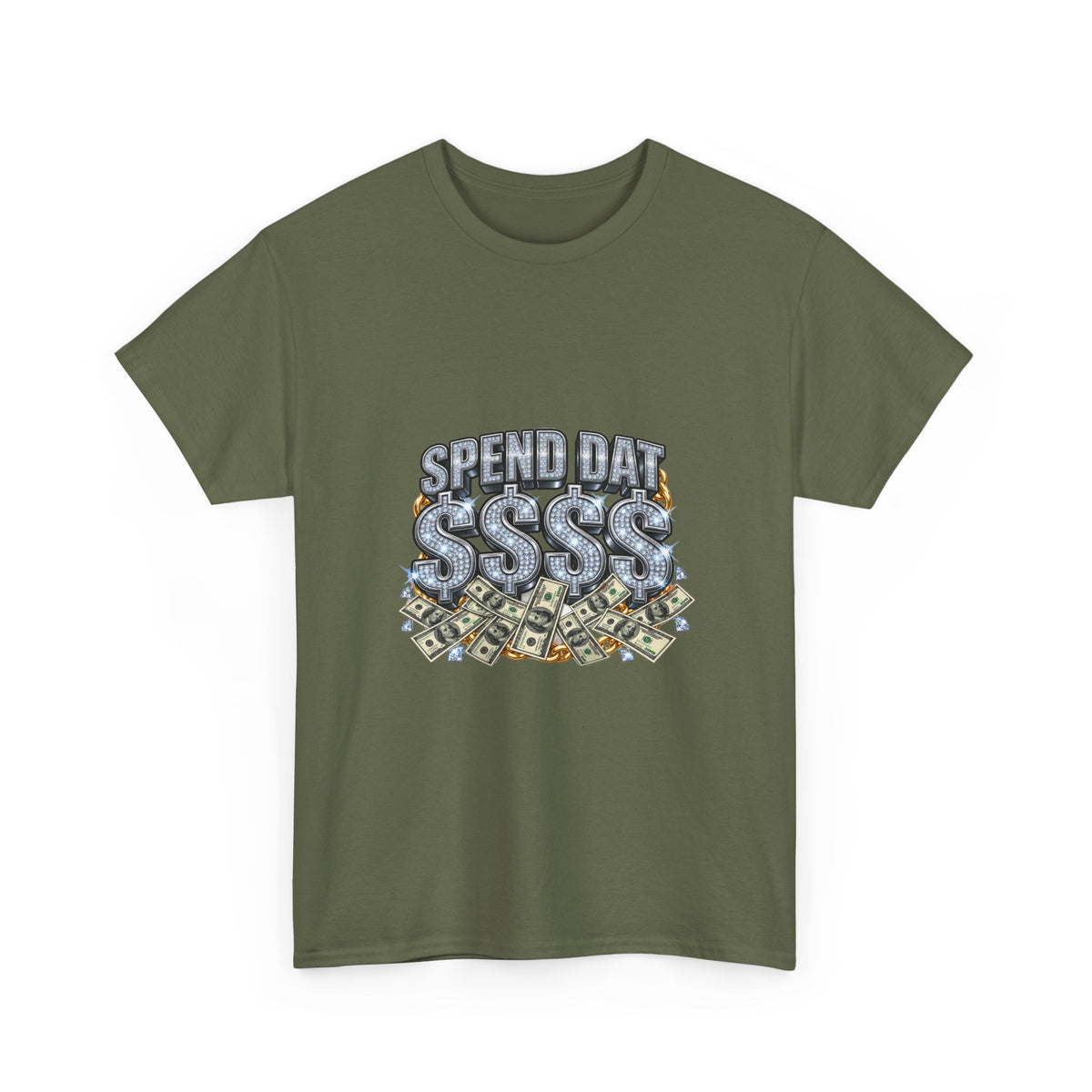 Spend Dat  Money Graphic Tee — Streetwear Cash & Hustle T-Shirt