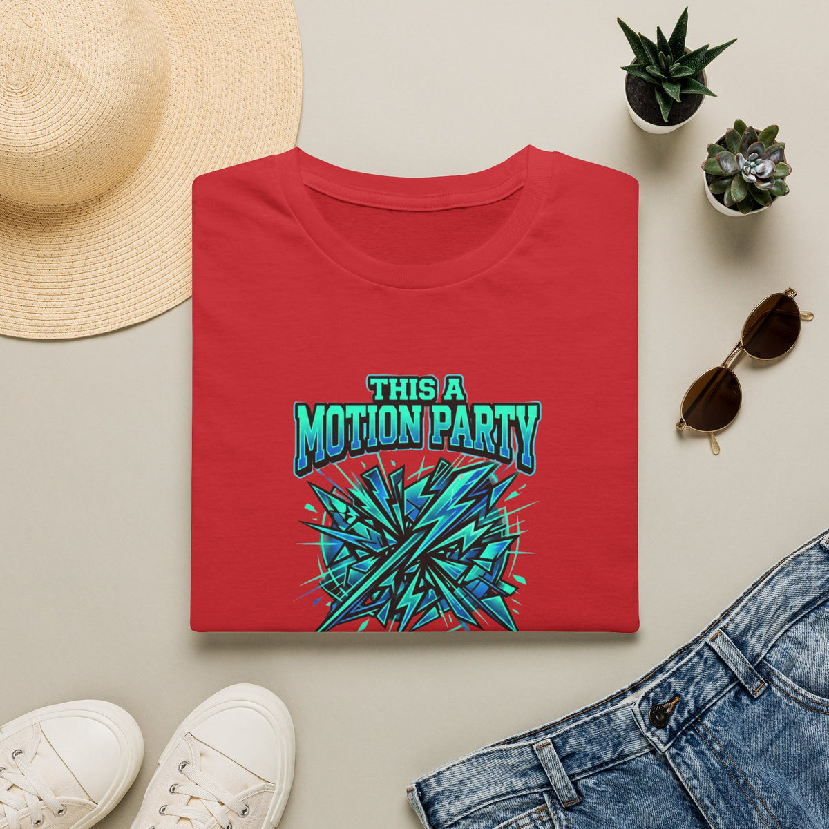 Motion Party T‑Shirt — "This a Motion Party, You Can Not Get In" Graphic Tee