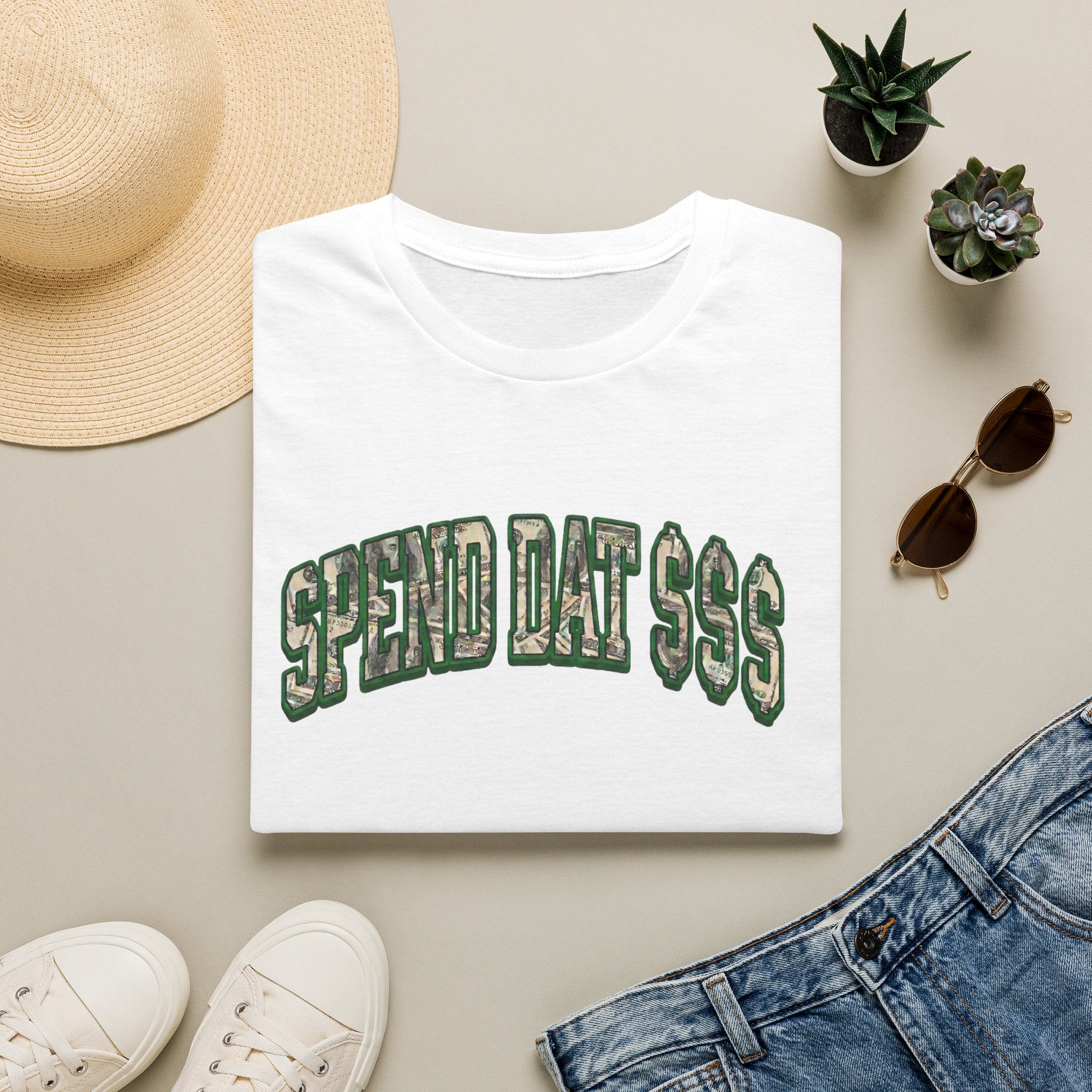 Spend Dat  T-Shirt — Camo Money Graphic Tee