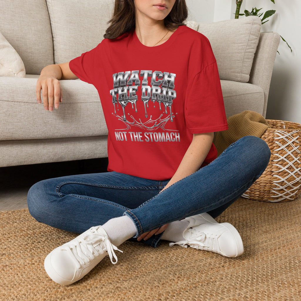 Watch The Drip T‑Shirt — Silver Drip Graphic Tee