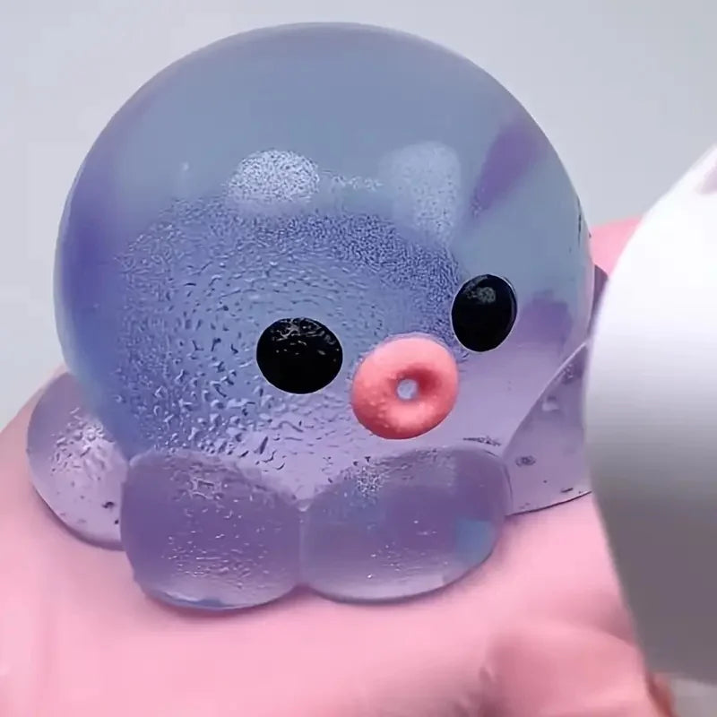 Homemade Bubble Octopus Squeeze Toy for Relax Fun Party & Birthday Gift Slow Rebound TPR Material Interactive Sensory Game Toys