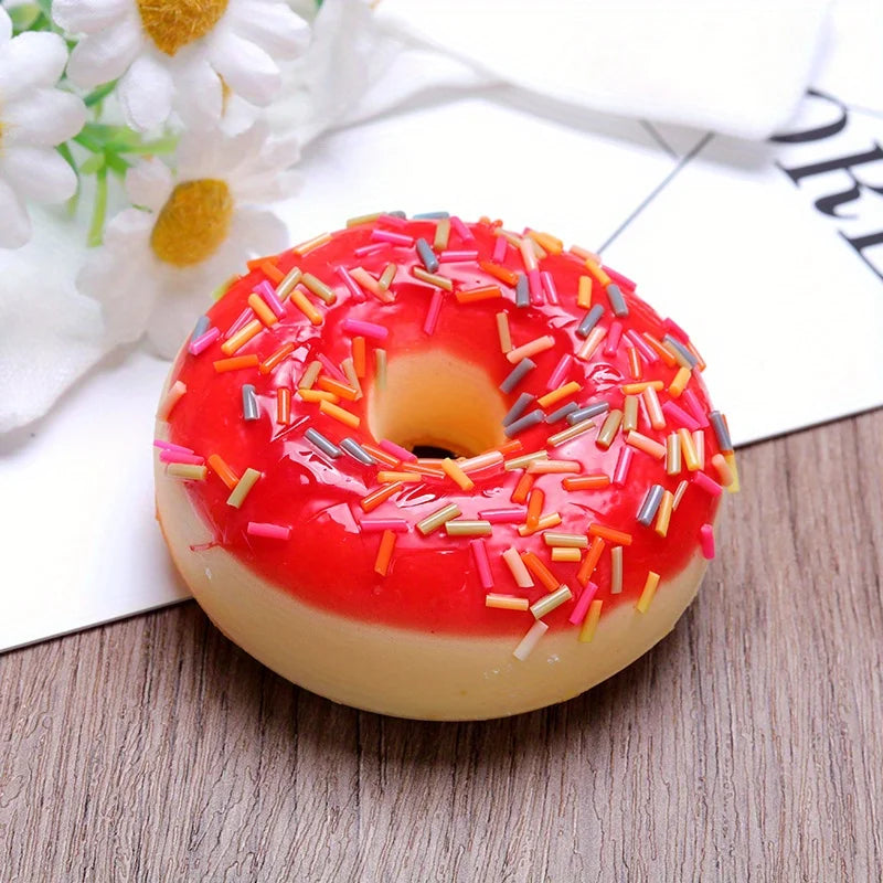 1/6pcs Donut Imitation Dessert Food for Decoration Display Window Display, Kitchen Display Party Gift Decor Hanging Ornaments