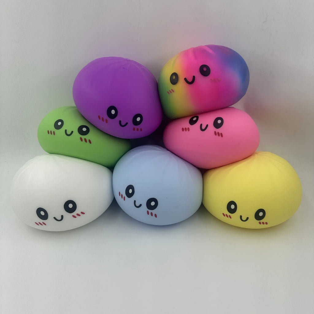 15cm Large Steamed Dumpling Sensory Squeeze Fidget Stress Relief DecompressionToy Soft Slow Dough Birthday Gift Home Sofa Decor