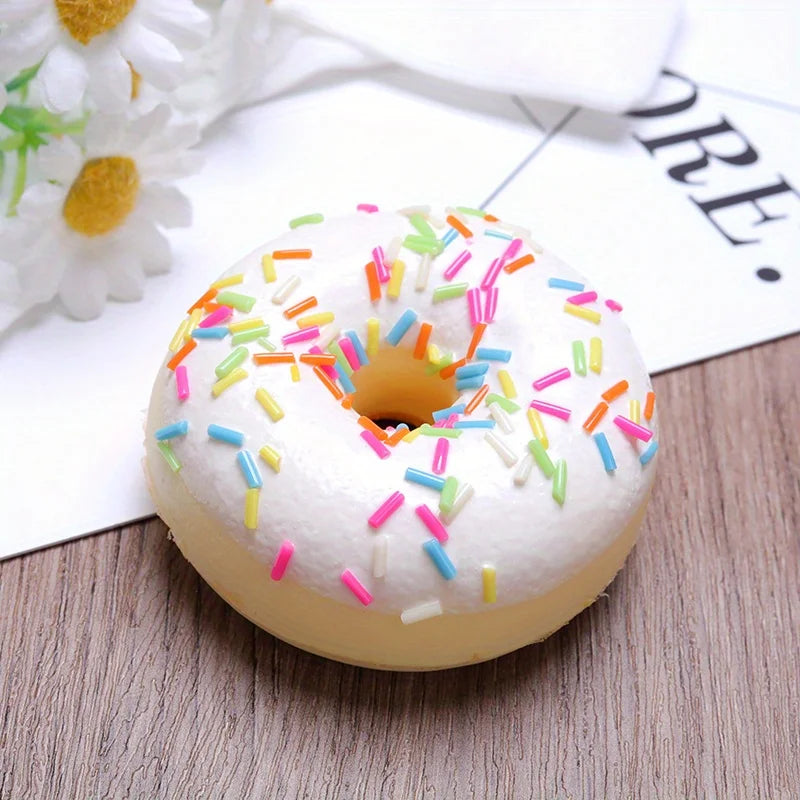 1/6pcs Donut Imitation Dessert Food for Decoration Display Window Display, Kitchen Display Party Gift Decor Hanging Ornaments