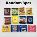 /HOT Cute Mini Squishy Toy Realistic Food Stress Reliever Slow Rising Soft Silicone Fidget for Adults Funny Christmas Gift